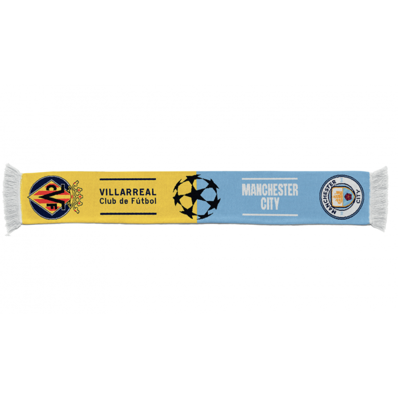 Villarreal CF vs Man City Scarf