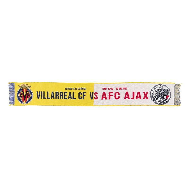 Villarreal CF vs AFC Ajax Scarf