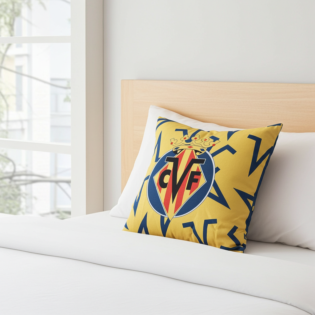 Square Villarreal CF Cushion 