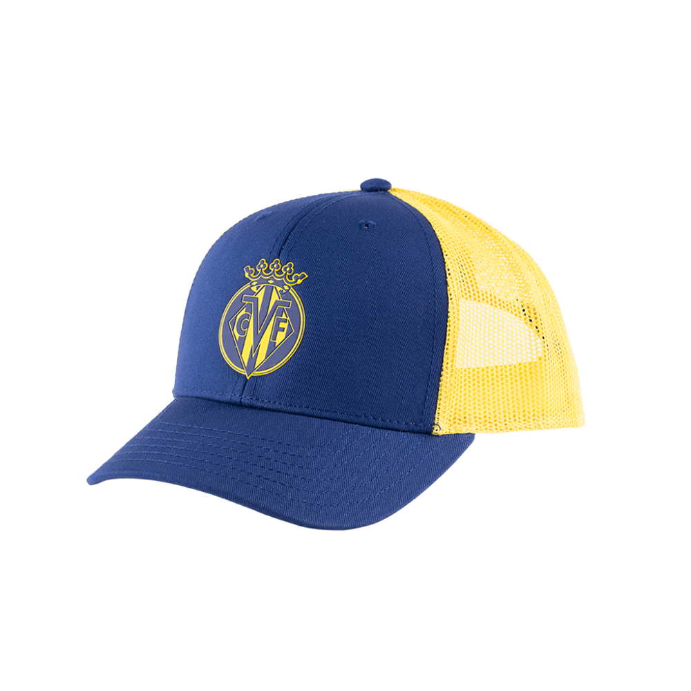 Gorra Trucker Villarreal CF Blava i Groga