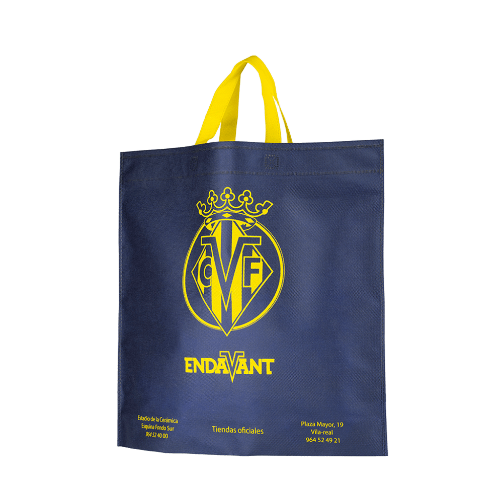 Bolsa de Tela Villarreal CF Azul Grande