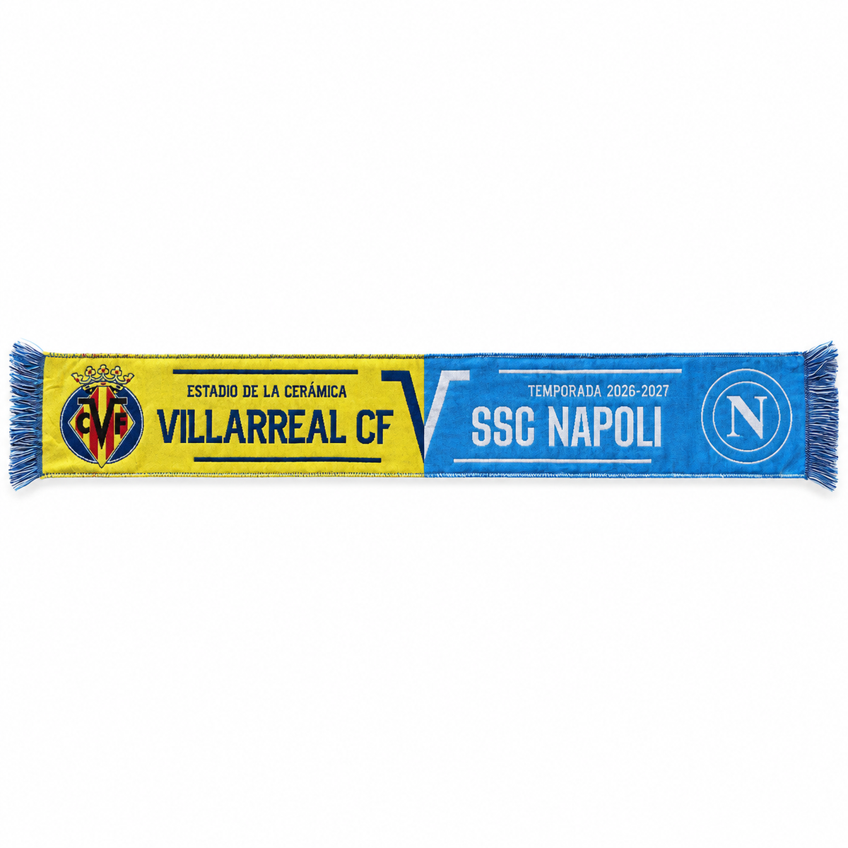 Bufanda Champions League Villarreal CF vs SSC Napoli