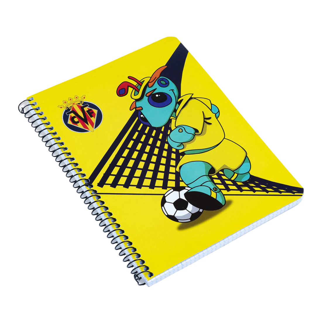 VILLARREAL CF GROGUET NOTEBOOK