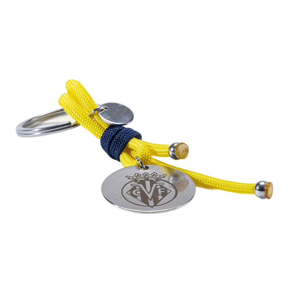 LLAVERO AMARILLO-AZUL VILLARREAL CF CONE