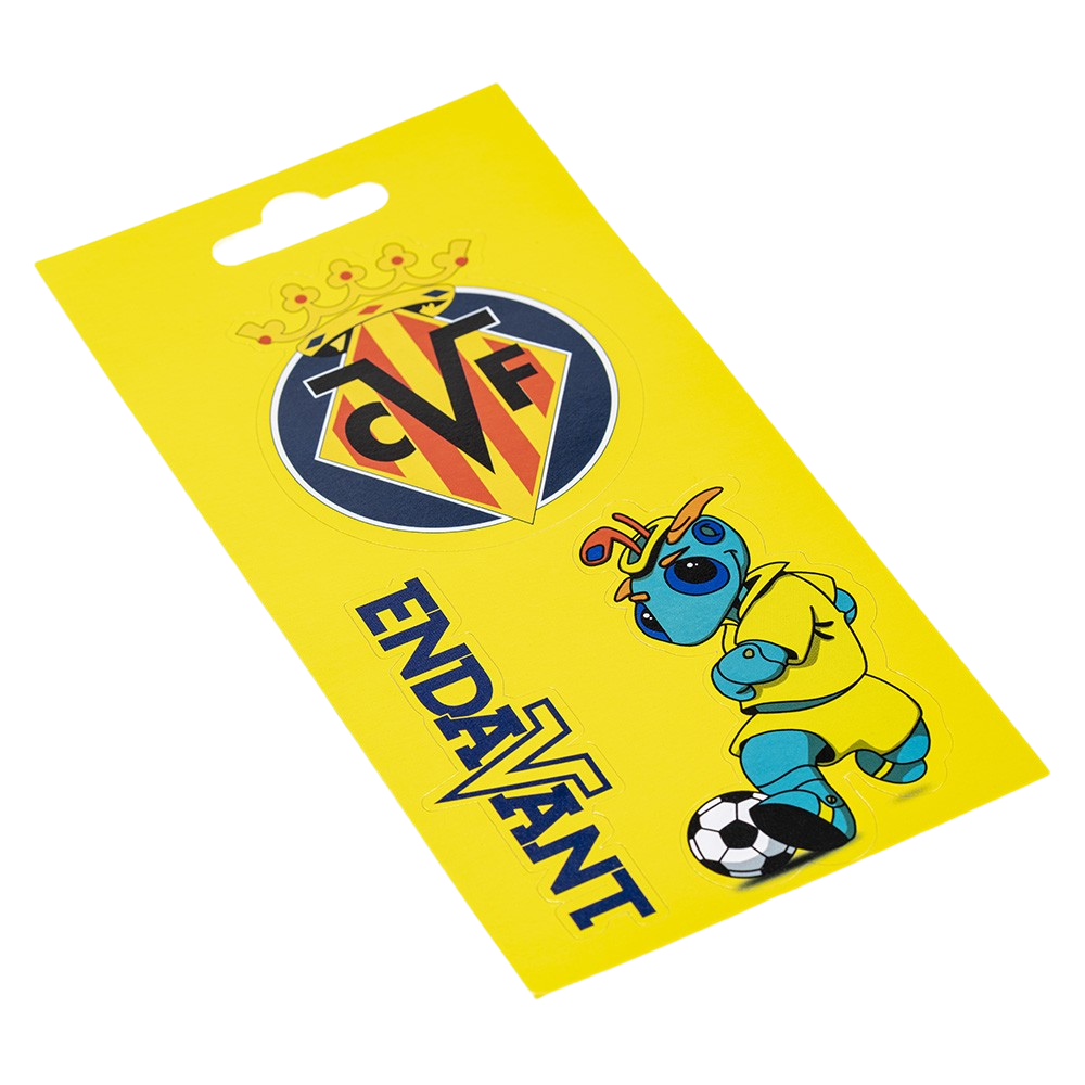 Kit Cole Groguet: pegatinas Villarreal CF