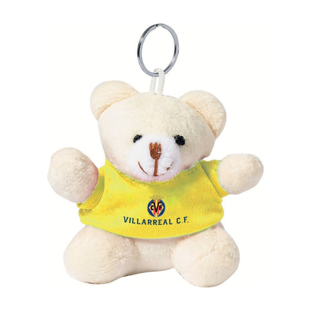 Teddy Bear Keyring Villarreal CF