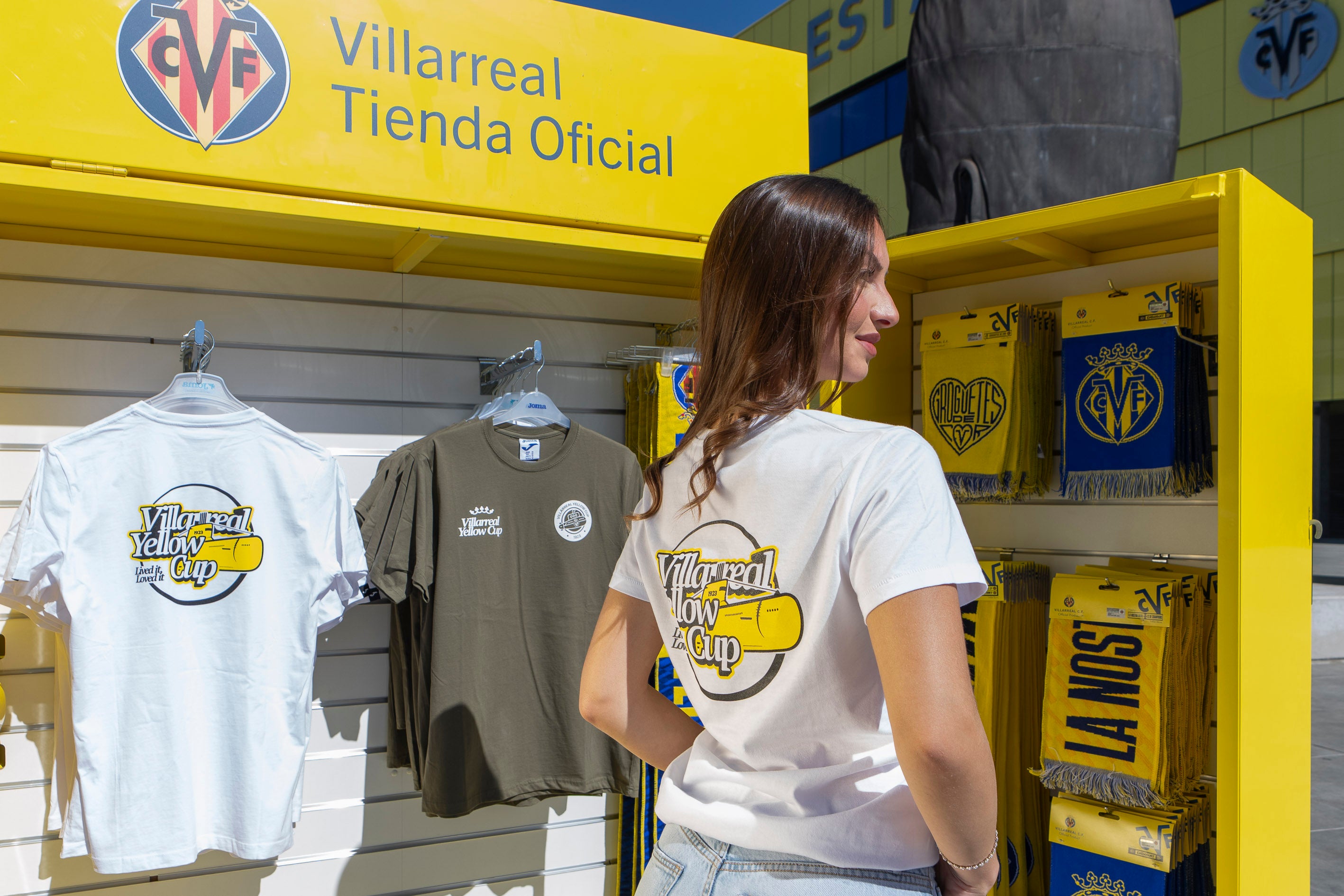 CAMISETA BLANCA YELLOW CUP 2026