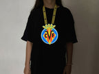 Escudo Luminoso para Colgar al Cuello Villarreal CF encendido