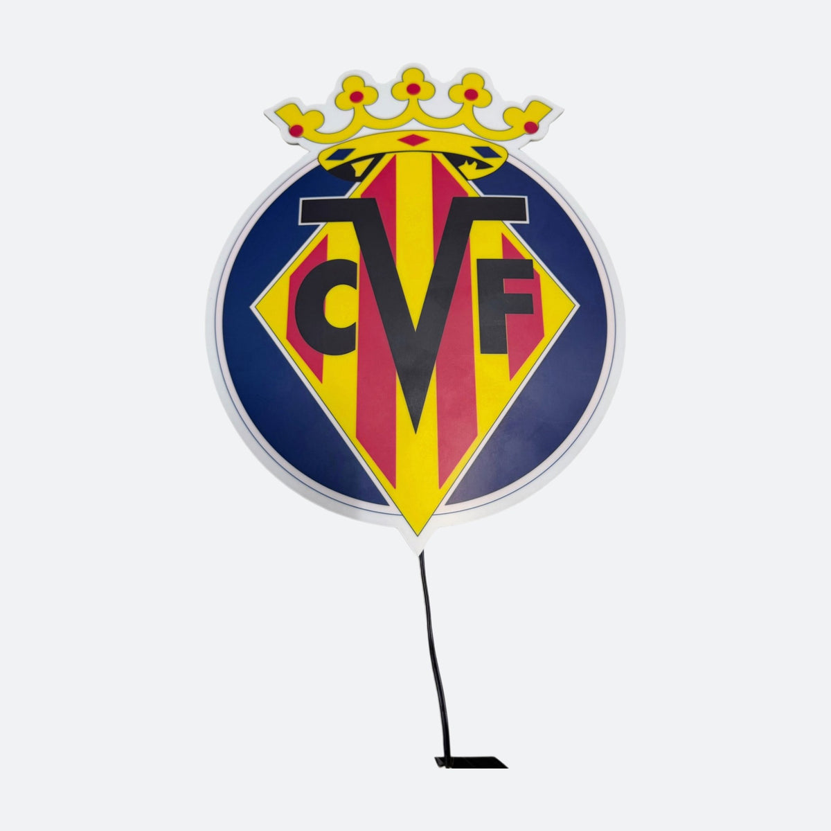 Escudo Luminoso Decorativo Villarreal CF