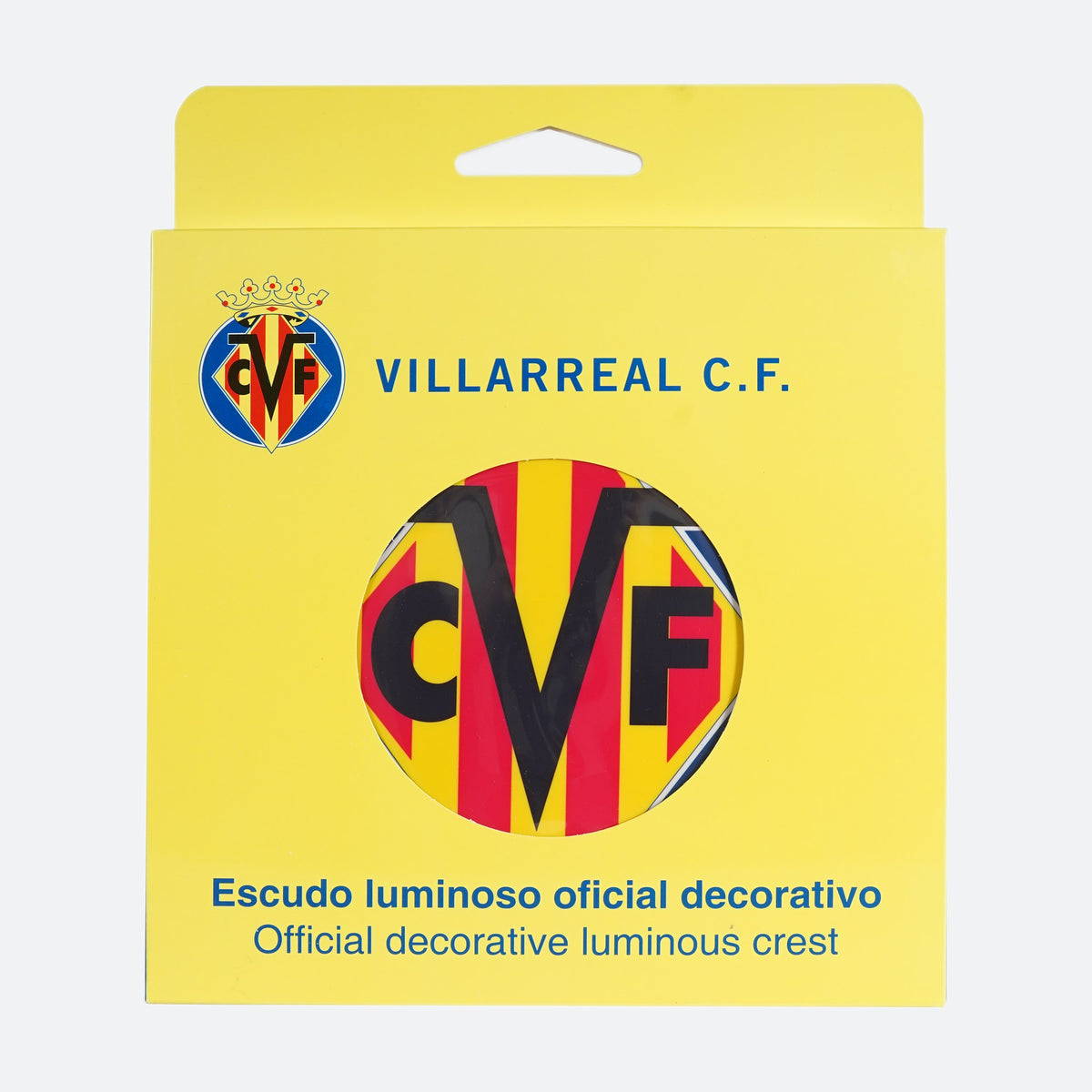 Caja del Escudo Luminoso Decorativo Villarreal CF