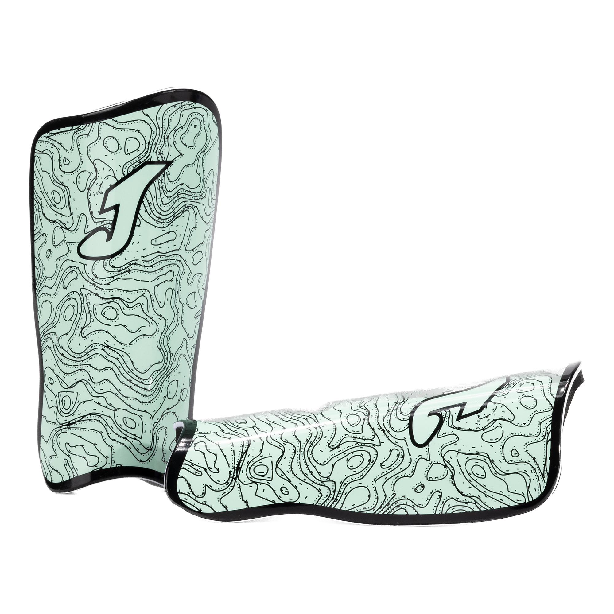 Panther Shin Guards Turquoise Black