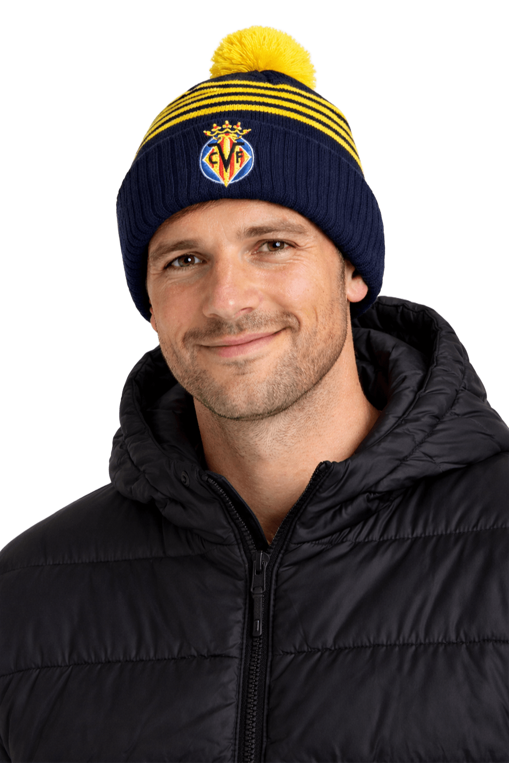 BLUE STRIPED WOOLLY HAT