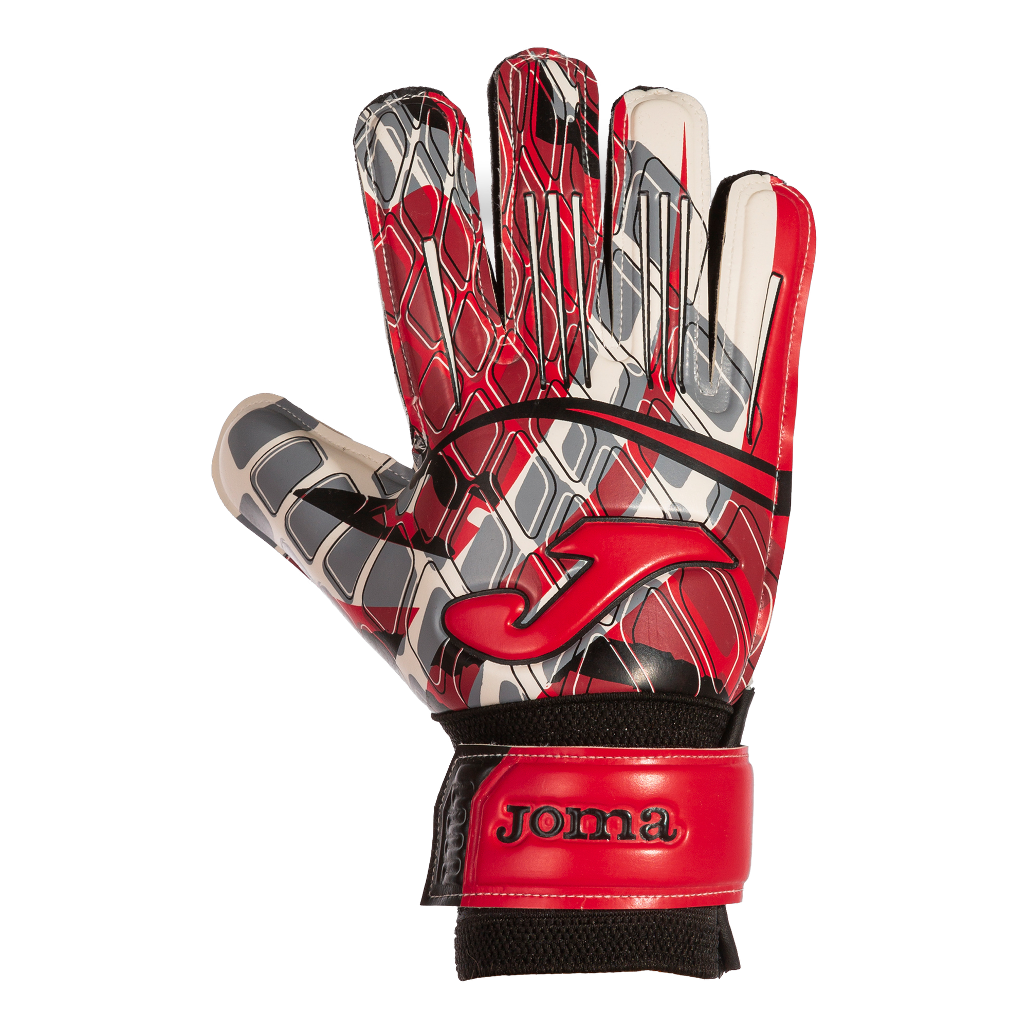 Calcio 23 Goalkeeper Gloves Red Black