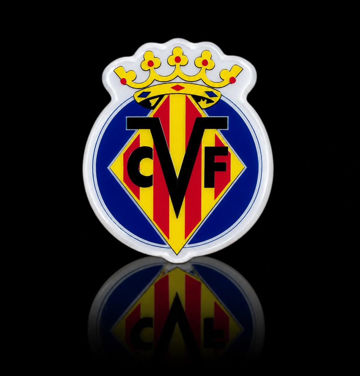 Escudo Luminoso Portable Villarreal CF
